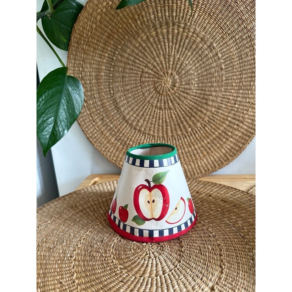 Vintage Apple small lamp shade